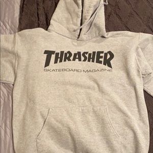 gray thrasher hoodie
